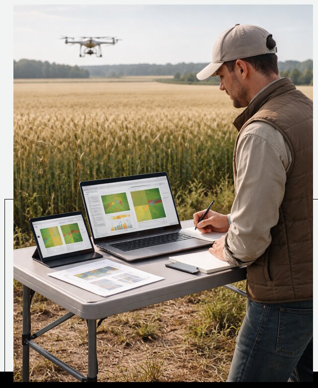 Система AI прогнозирования урожайности для точных агрономий в Троицке