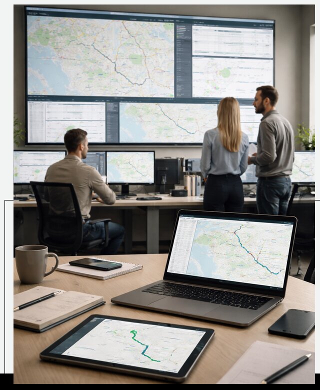 Трекинг грузов и Fleet Management, мониторинг автопарка в Троицке