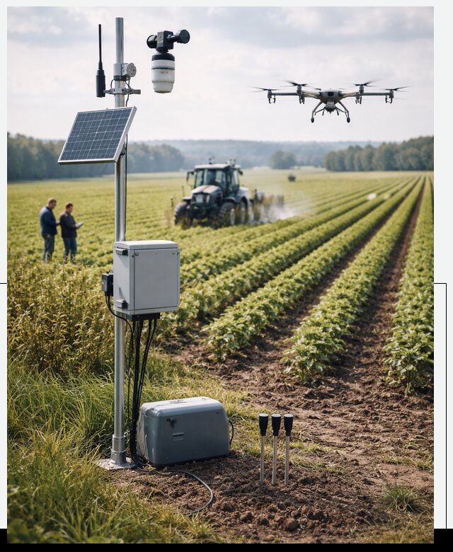 Разработка IoT мониторинга полей в Троицке от 8764 р. | АвикейТрц